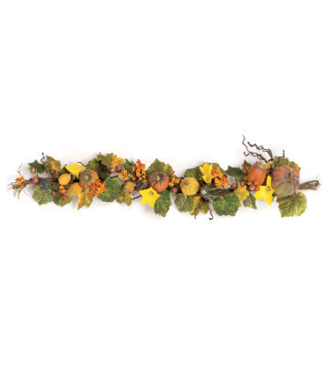 Mixed Pumpkin Garland 4 Ft.